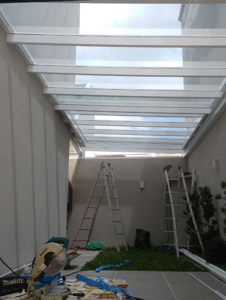 Cobertura compacta e perfis aluminio 5
