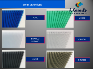 Cores Vent Poly - A Casa do Policarbonato